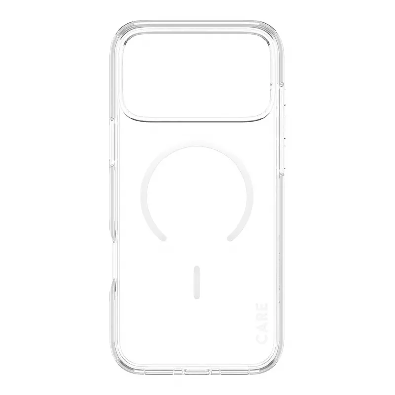 CARE by PanzerGlass Urban Explorer hoes transparant met wit MagSafe voor iPhone 17 Pro Max