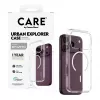 CARE by PanzerGlass Urban Explorer hoes transparant met witte MagSafe ring voor iPhone 17 Pro