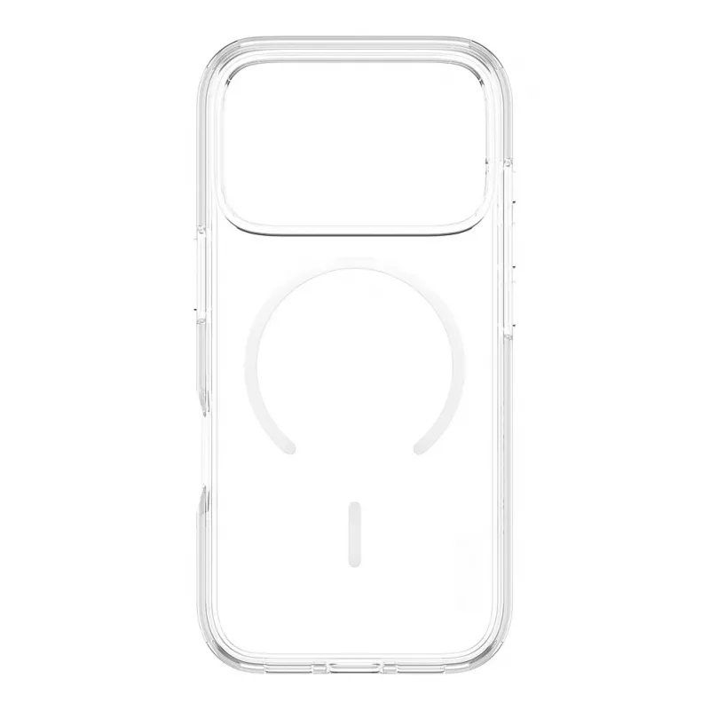 CARE by PanzerGlass Urban Explorer hoes transparant met witte MagSafe ring voor iPhone 17 Pro