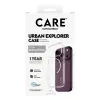 CARE by PanzerGlass Urban Explorer hoes transparant met witte MagSafe ring voor iPhone 17 Pro
