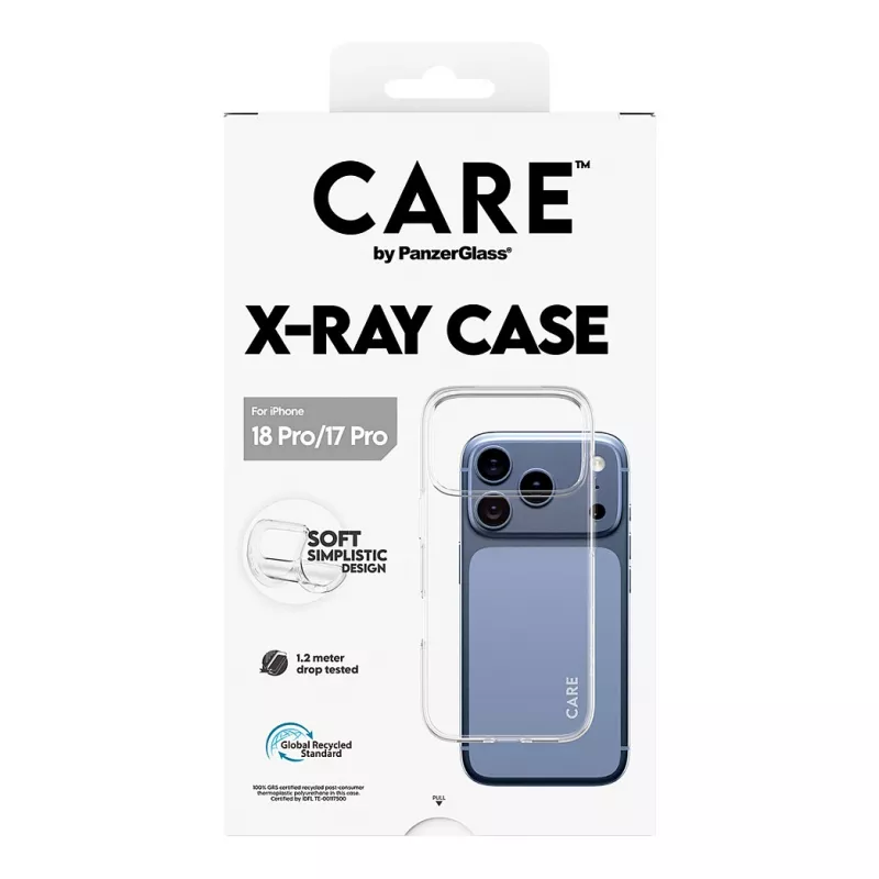 CARE by PanzerGlass X-Ray hoesje voor iPhone 17 Pro – transparant
