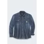 Carhartt Montana Denim Relaxed Long-Sleeve Wyatt shirt voor heren
