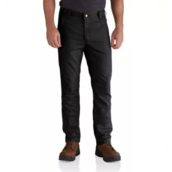 Carhartt Rigby Straight Fit broek zwart 32x30 - stretch-canvas werkbroek