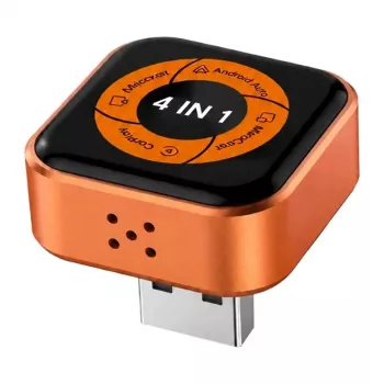 CARLINKIT Mini Ultra 6 draadloze adapter voor CarPlay en Android Auto - zwart