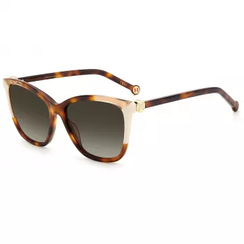 Carolina Herrera CH 0052/S zonnebril dames Havana bruin gradient 58mm