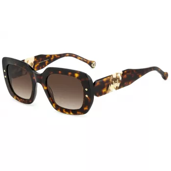 Carolina Herrera HER0186SC9K dames zonnebril - acetaat geometrisch montuur - 52mm glas - UV400