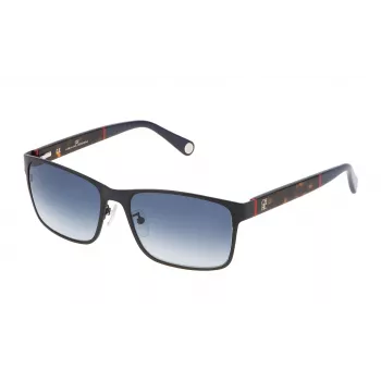 CAROLINA HERRERA SHE0725708EE dames rechthoek zonnebril havana bruin verloop 57mm