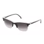 CAROLINA HERRERA SHE655530700 dameszonnebril in square-design - zwart/grijs - 53/19/140 mm