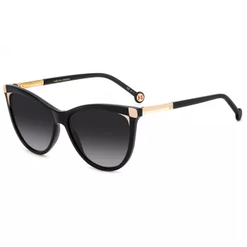CAROLINA HERRERA dames zonnebril HER0141SKDX - vierkant acetaat montuur, verloopglazen, UV400-bescherming, 57 mm