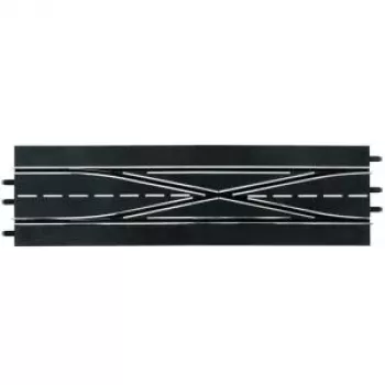 Carrera Digital 124 dubbelspoorwissel railsegment - zwart 20030347
