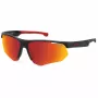 Carrera Ducati heren zonnebril CARDUC044S003 mat zwart grijs rechthoekig 69mm