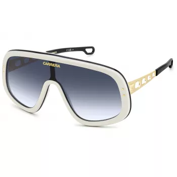 CARRERA FLAGLAB17B4E Heren schild zonnebril zwart/grijs 99mm