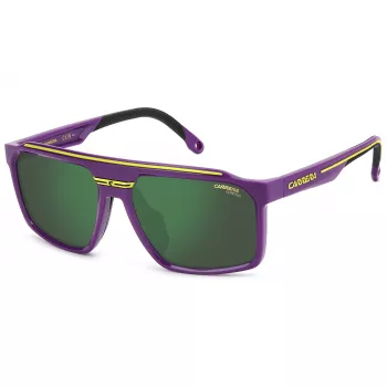 CARRERA MAN CSPORT04S83W zonnebril rechthoekig sport volrand zwart grijs 59/17/145 mm UV400
