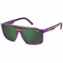 CARRERA MAN CSPORT04S83W zonnebril rechthoekig sport volrand zwart grijs 59/17/145 mm UV400
