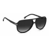 CARRERA unisex zonnebril 1045-S-003-WJ Pilot vierkant montuur zwart grijs gradient UV400