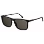 CARRERA unisex zonnebril 231-S-807-IR (55/18/145 mm) zwart acetaat montuur grijs zilver gespiegelde glazen