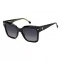 CARRERA dames rechthoekige zonnebril CARRERA3037S8 - zwart montuur, grijze glazen, 54 mm