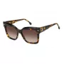 CARRERA dames zonnebril ARRERA3037S8 vierkant zwart frame, grijs verlopende glazen, 54/17/140 mm