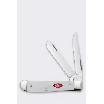 Case SparXX Mini Trapper mes met witte synthetische greep en Tru-Sharp roestvrijstalen lemmetten
