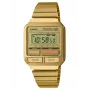 CASIO A120WEG-9AEF dames vintage digitaal horloge, 33,5 mm, goudkleur
