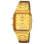 CASIO AQ-230GA-9B unisex analoog-digitaal horloge, goudkleur, 38,8 mm