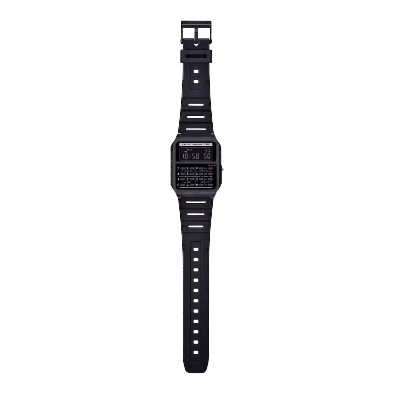 CASIO CA-53WB-1BEF unisex digitaal horloge met rekenmachine, zwart resin