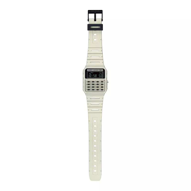 CASIO CA-53WB-8BEF unisex digitaal horloge met rekenmachine, grijs resin