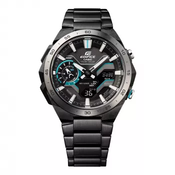 CASIO Edifice ECB-2200D-1AEF heren solar bluetooth horloge 47,6mm roestvrij staal