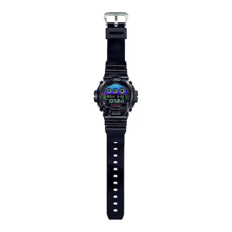 CASIO G-SHOCK DW6900RGB1ER Digitaal Horloge 54mm Zwart Resin