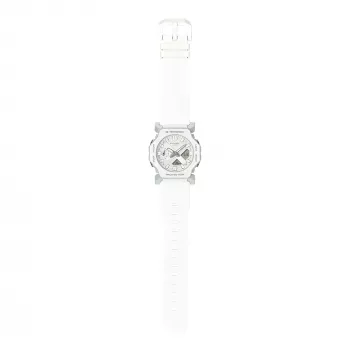 CASIO GA-2300-7AER dames analoog-digitaal horloge, 42,9 mm, wit resin