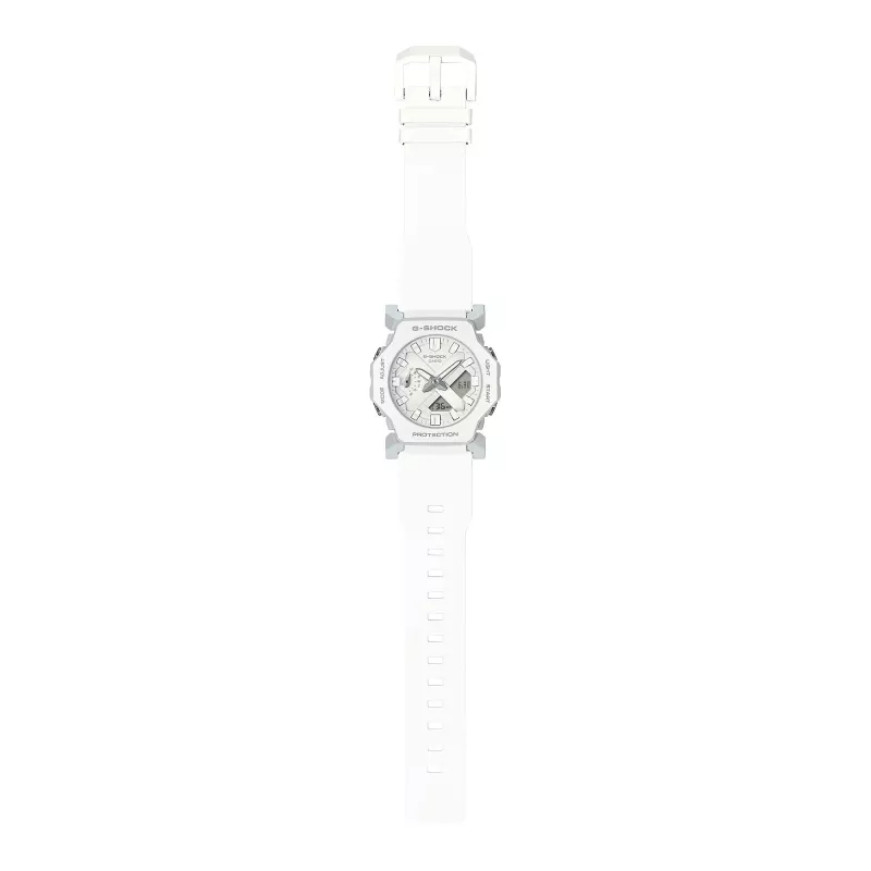 CASIO GA-2300-7AER dames analoog-digitaal horloge, 42,9 mm, wit resin