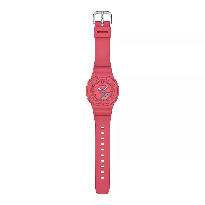 Casio GMA-P2100-4AER G-Shock analoog-digitaal horloge roze koraal