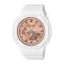 CASIO GMA-S2100MD-7AE dames analoog-digitaal kwartshorloge, 46,2mm, witte harsen band