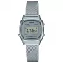 CASIO LA670WEM-7DF dames digitaalhorloge in zilvertint 30,3 mm