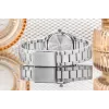 CASIO LTP1302PD7A1V unisex analoog quartz horloge, zilver RVS, 34,5 x 30,2 x 8,7 mm