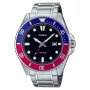 CASIO MDV107D1A3VDF heren duikhorloge 42 mm edelstaal zwarte wijzerplaat