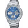 Casio heren analoog quartz horloge MTP1375PD2A2V blauwe wijzerplaat RVS 43,8 mm