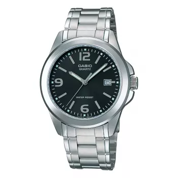 CASIO heren MTP-1215A-1A analoog quartz horloge 43,3 mm edelstaal