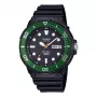 CASIO MRW-230H-1E3 heren analoog quartz horloge met zwarte wijzerplaat en zwarte harsen band, kast van 47,9mm