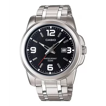 CASIO MTP1314D1AVDF heren analoog quartz horloge 44,9 mm edelstaal