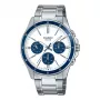 CASIO MTP1374D7A2VD heren analoog quartz horloge 47mm edelstaal