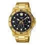 CASIO MTPVD300G1EUD heren analoog quartz horloge 45 mm roestvrij staal goudtint