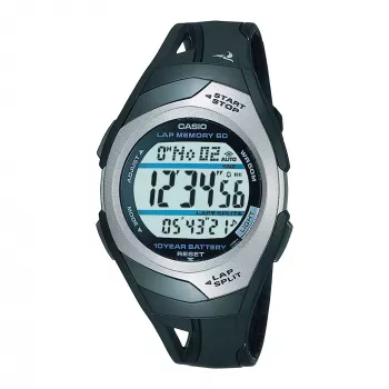CASIO STR-300C-1VEF Unisex digitaal horloge 35,2mm resin zwart