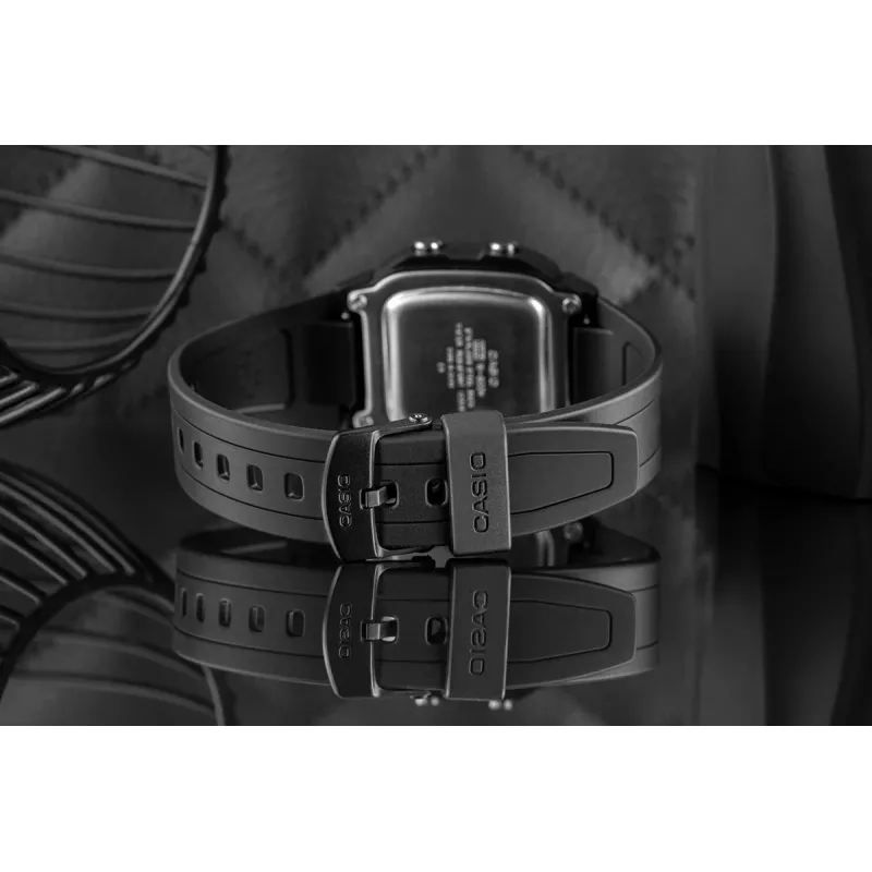 Casio W-800H-1BVES heren digitaal horloge - 100m waterdicht, quartz uurwerk