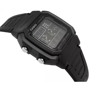 Casio W-800H-1BVES heren digitaal horloge - 100m waterdicht, quartz uurwerk