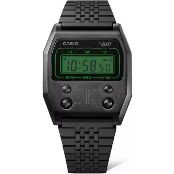 CASIO dames A1100B-1EF digitaal horloge roestvrij staal 35mm