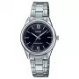 CASIO dames analoog quartz horloge LTP-V005D-1B2 34mm zilver roestvrij staal