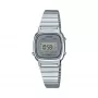 Casio dames digitaal horloge LA670WA-7 – 30 mm zilver, edelstaal