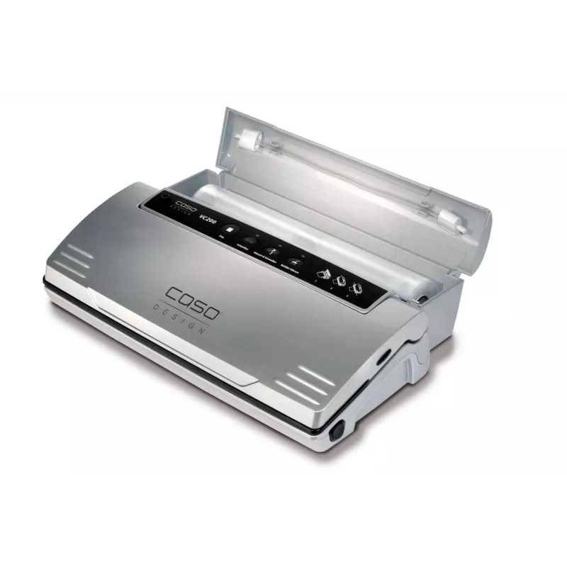 CASO VC200 bar vacuümmachine 120W met temperatuurregeling, zilver