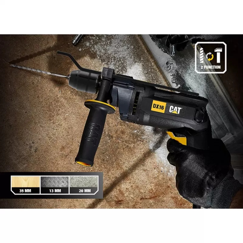 CATERPILLAR DX16 snoer-slagboormachine 850W